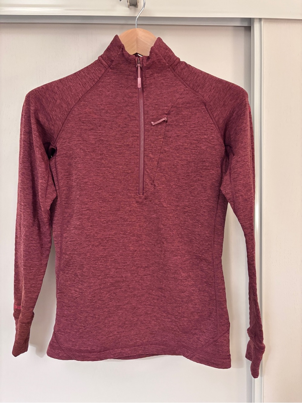 Rab Womens Nexus Pull On Size Small Heather Red Hiking Performance Camping Soft